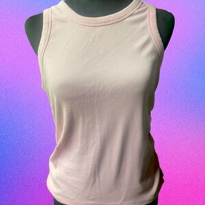 Rebellious One Light Pink Tank Top